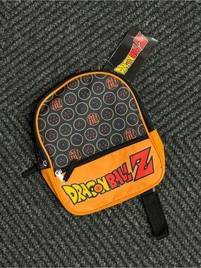 DragonballZ Orange & Black Mini Backpack